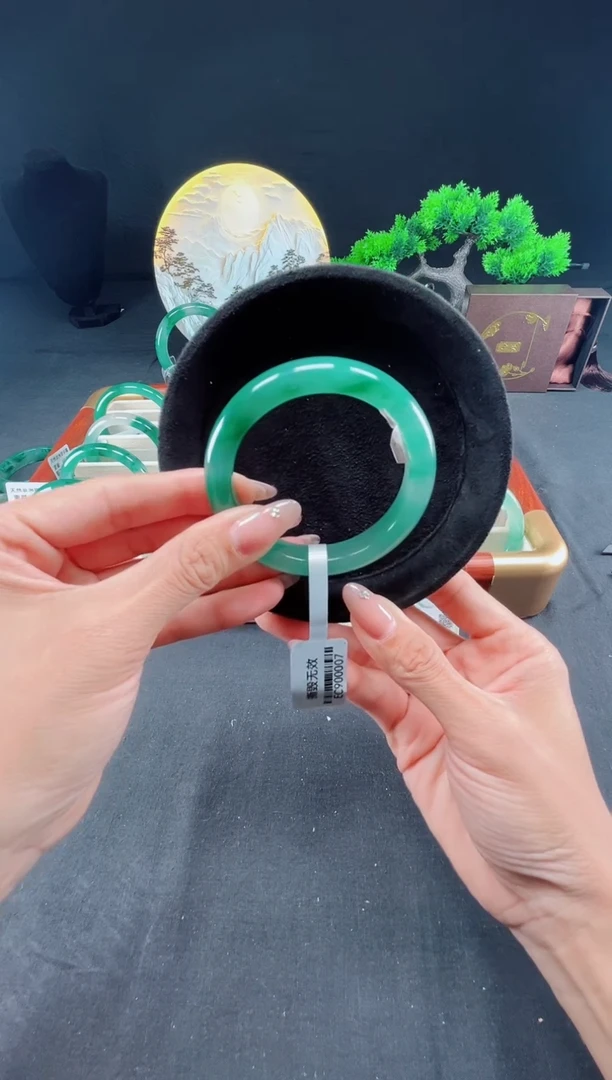 未镶嵌手镯石英质玉（非洲翠）真品上等纯天然非洲翠玉手镯石英质玉