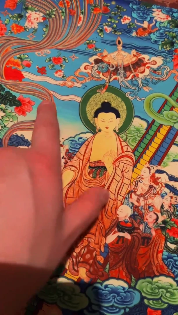 卷轴画唐卡一一16076