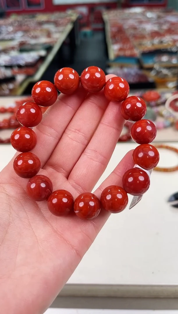 未镶嵌瓦西手串14+南红玛瑙（多样式发其一）