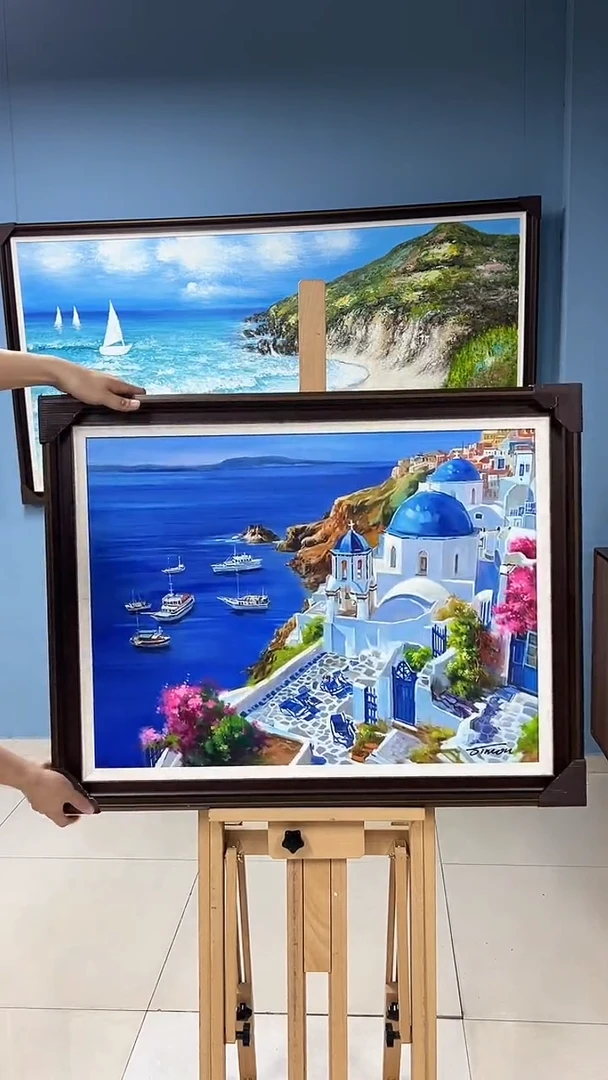 油画陶宗健-60*80-油画作品-爱情海