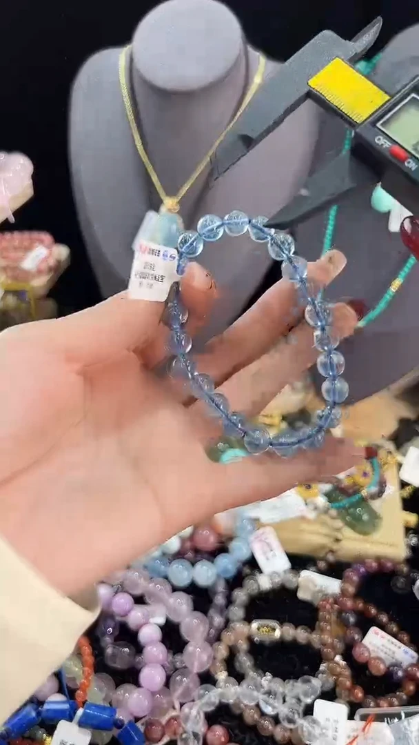 【闪购商品】海蓝宝石手链未镶嵌手串