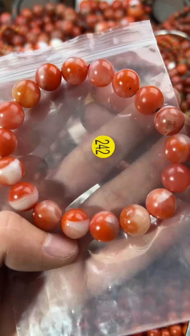 未镶嵌手串南红玛瑙12+