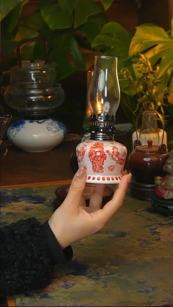 【闪购商品】景德镇陶瓷手工灯摆件