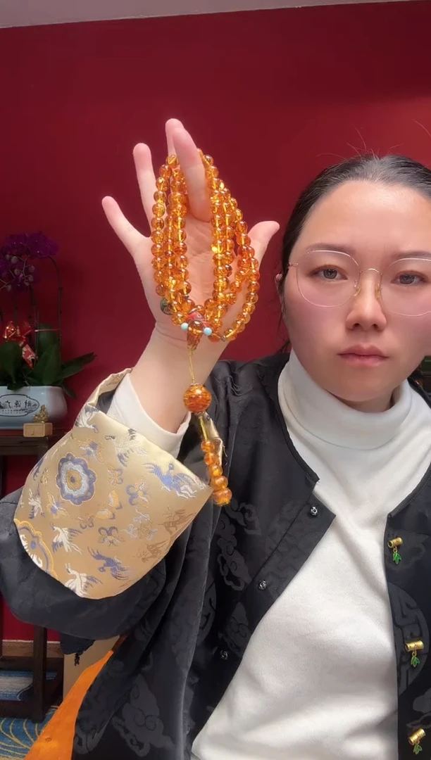 【闪购商品】琥珀珠宝奇石未镶嵌9mm