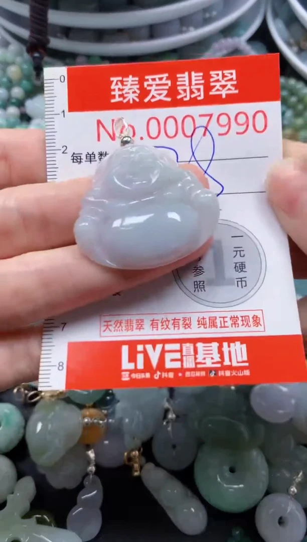 翡翠未镶嵌吊坠(不含链)7990