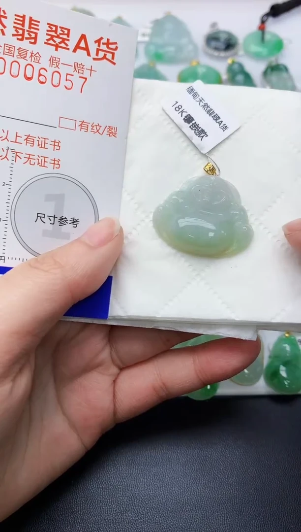 颈饰未镶嵌翡翠天然A货