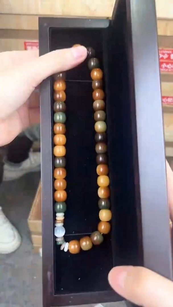 品茗文玩阁敦煌菩提双圈链接@@L047