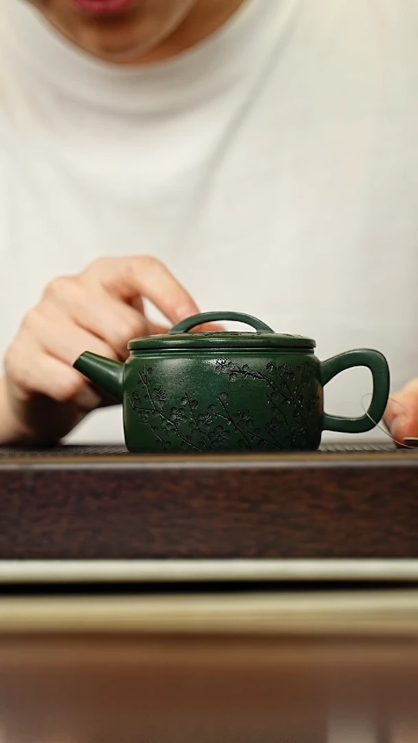 茶壶紫砂宜兴原矿 手工 紫砂壶容量220CC