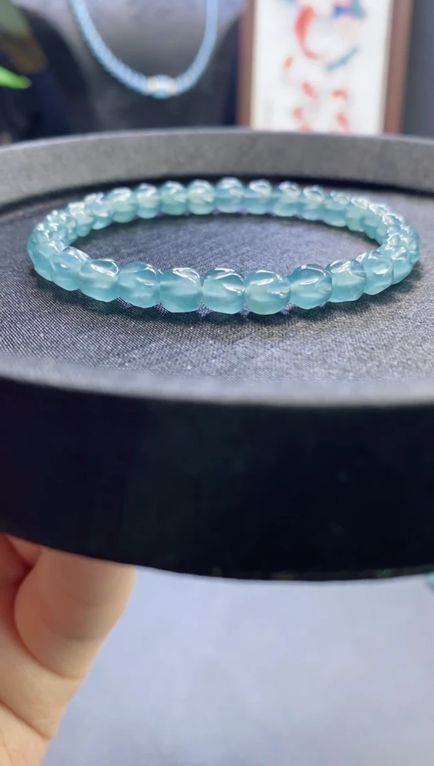 颈饰未镶嵌翡翠福利款卡6单圈高冰（多样性发其一）