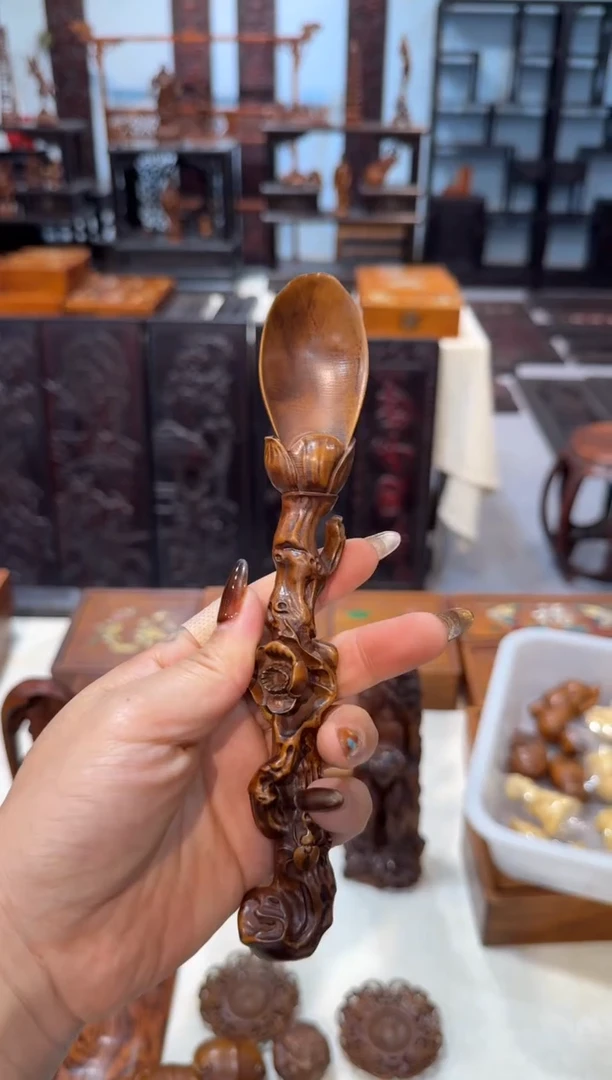 木黄杨 大茶勺 茶铲