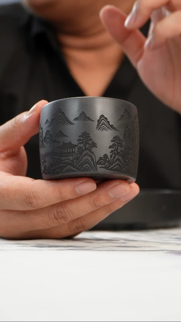 茶杯紫砂宜兴紫砂茶具正品