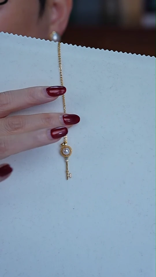 【闪购商品】海水珍珠吊坠银S925镶嵌6-7mm（年末福利）