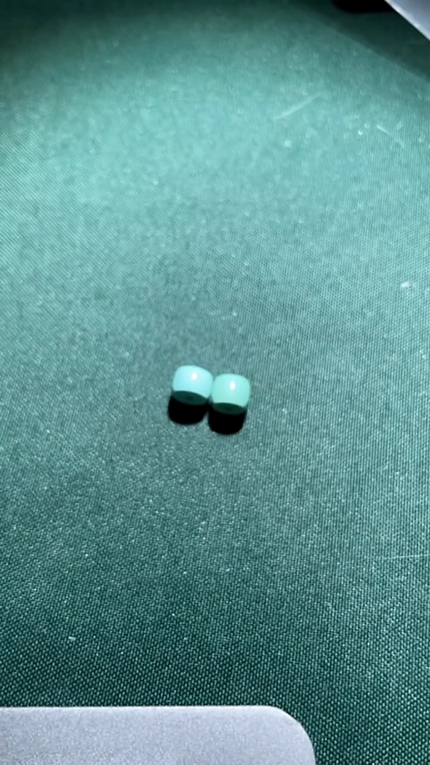未镶嵌绿松石饰品18-283（约9mm）多样性发货发其一