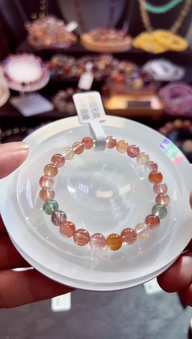 水晶手链未镶嵌一**金水晶244