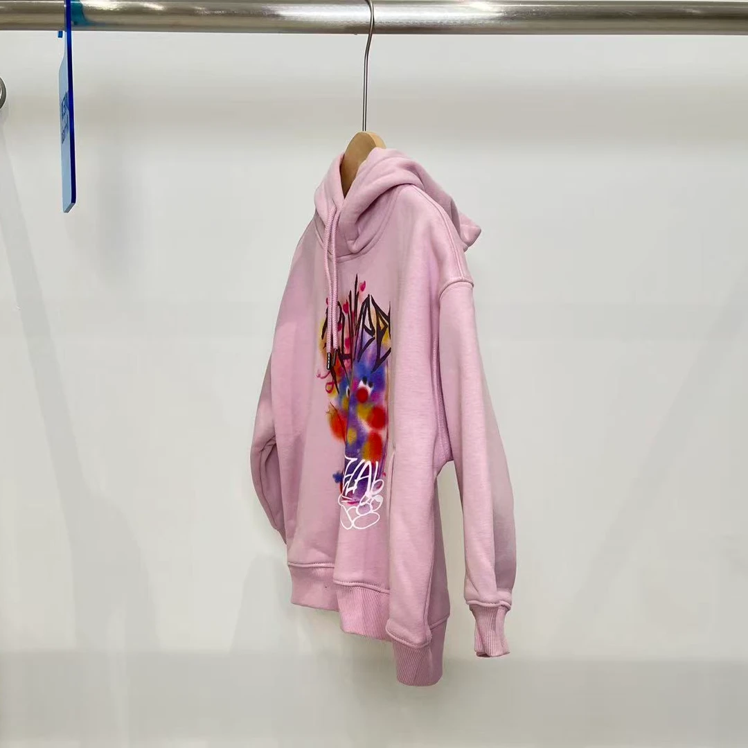 秋冬小童女童粉色厚款卫衣 3233铭系