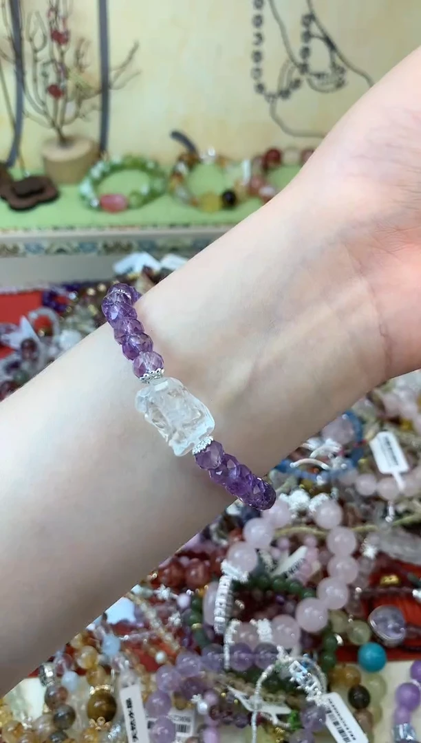 紫晶手链未镶嵌150手串