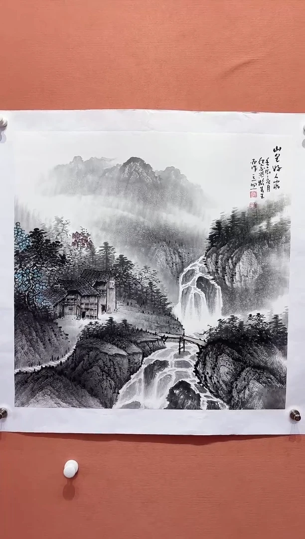 国画师立照老师国画作品