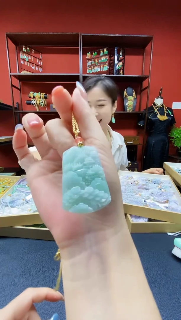 颈饰未镶嵌翡翠翡翠吊坠