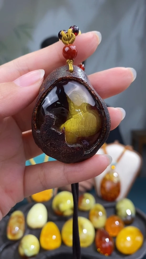 裸石琥珀未镶嵌基地发货 一物一证 顺丰包邮