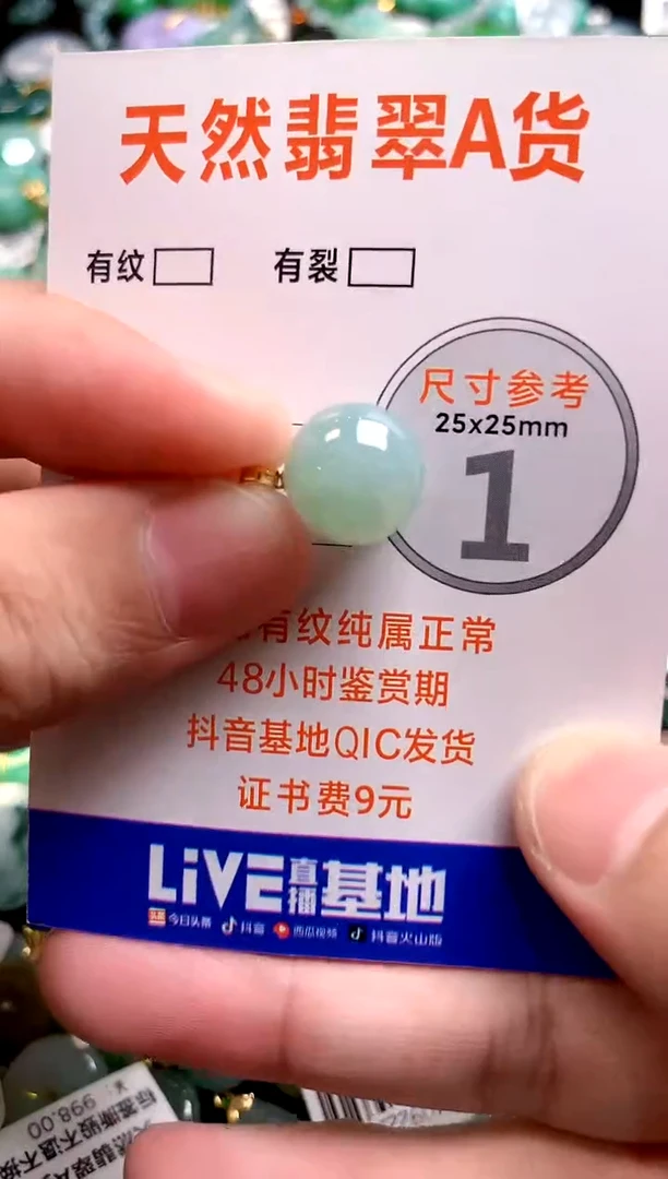 颈饰18K金镶嵌翡翠0130611617