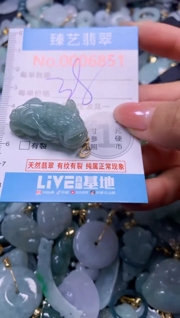颈饰未镶嵌翡翠6851