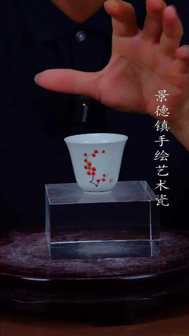 现代景德镇手工手绘陶瓷摆件2
