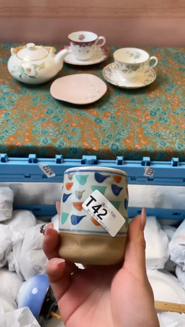 瓷片月*瓷器瓷器T42