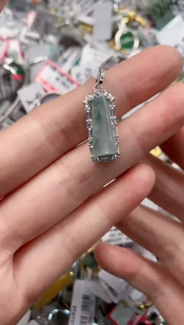银S925镶嵌戒指翡翠555     2