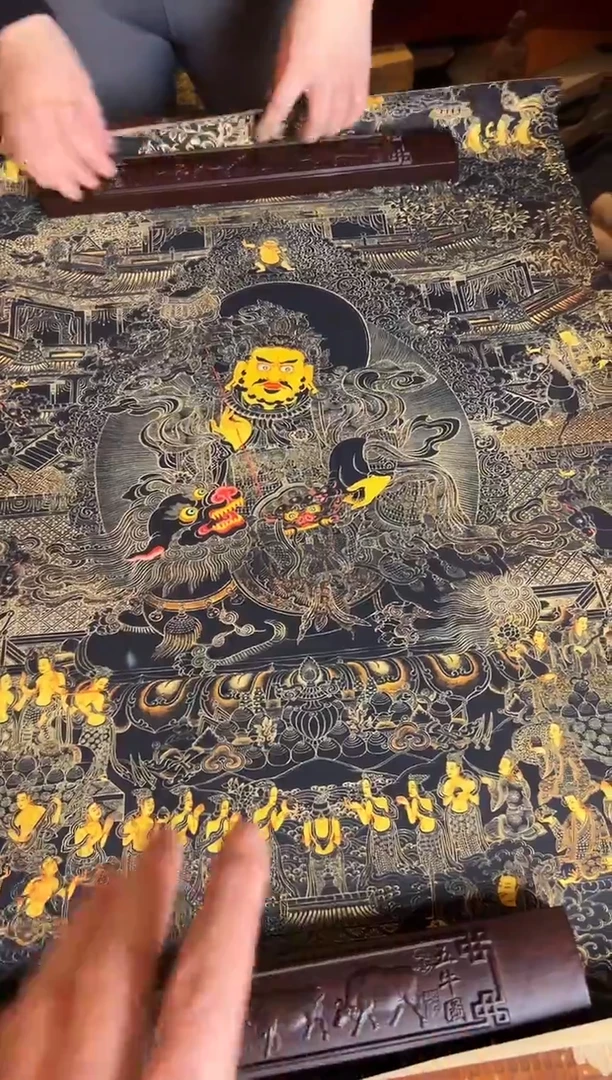 卷轴画手绘唐卡010