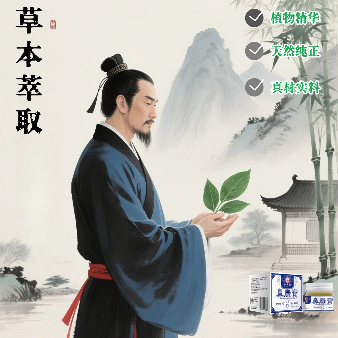 【拍一发二】鼻康宝鼻通膏鼻腔不通安心舒睡鼻干鼻痒草本抑菌乳膏-4