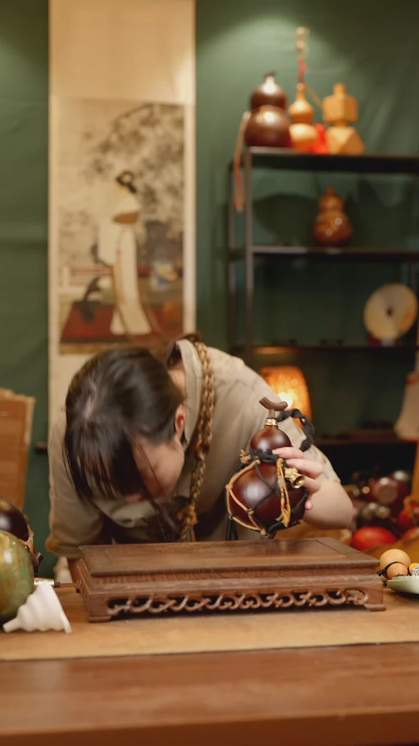 314号精品天然大漆酒葫芦一物一拍~