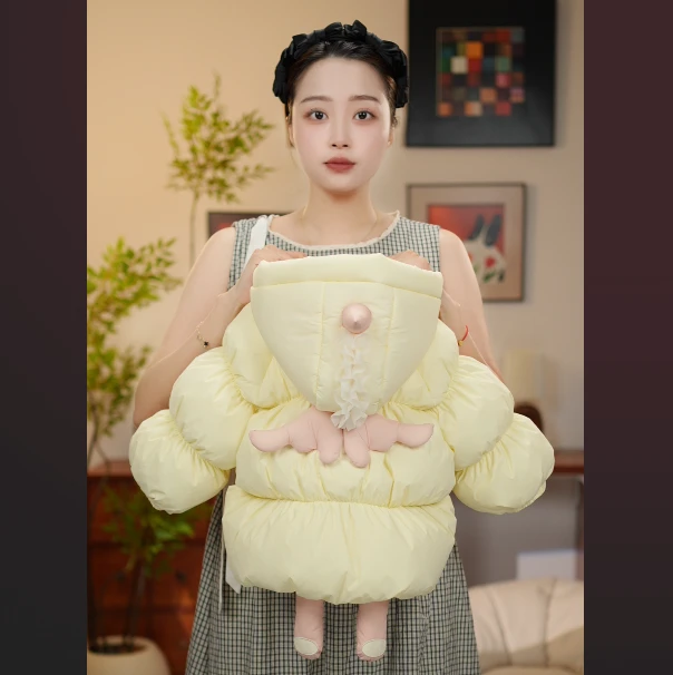 【YN童品】女童羽绒服冬季新款儿童女宝小马图案连帽时尚洋气保暖