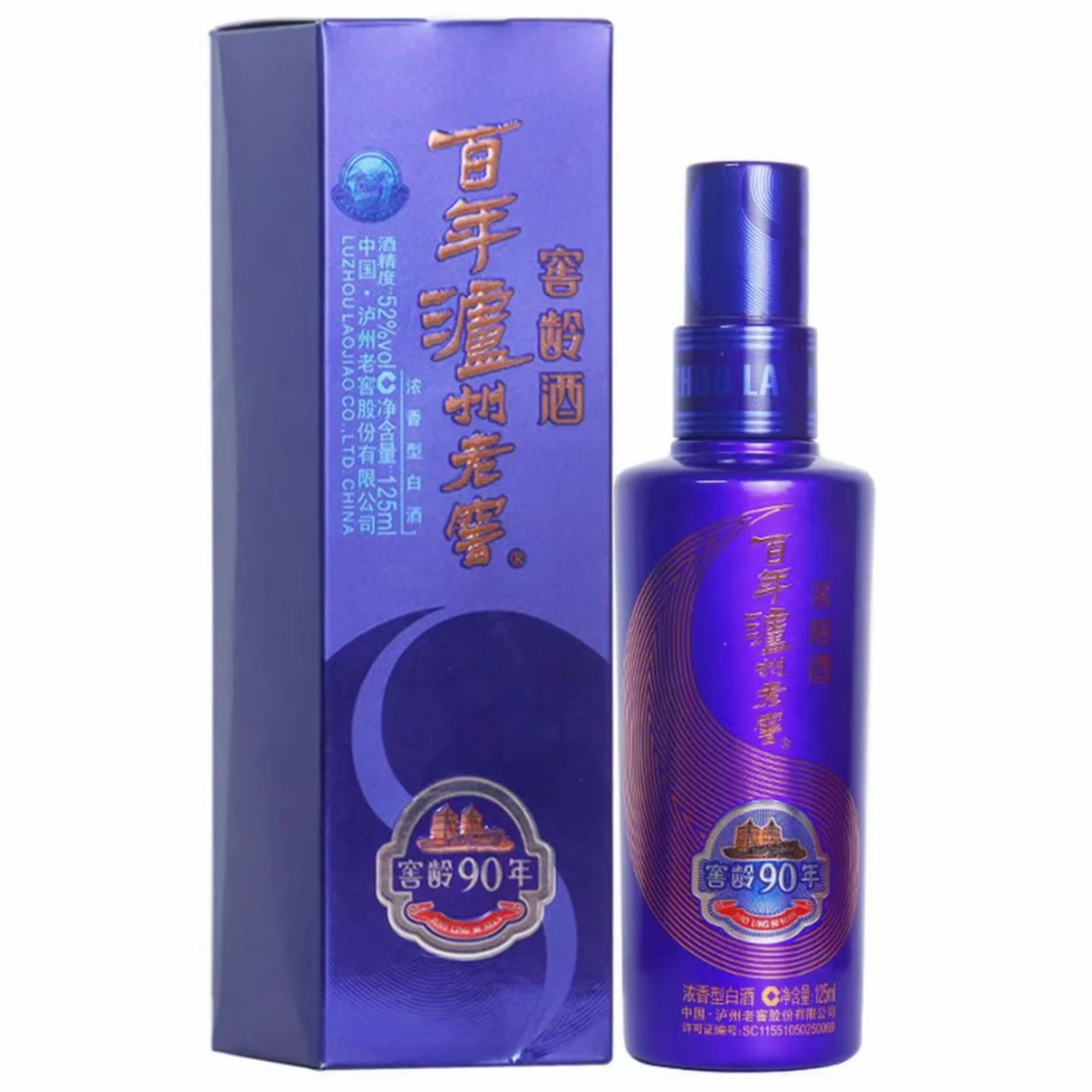 泸州老窖【52°·125ml】窖龄90年  浓香型白酒52度125ml*1瓶