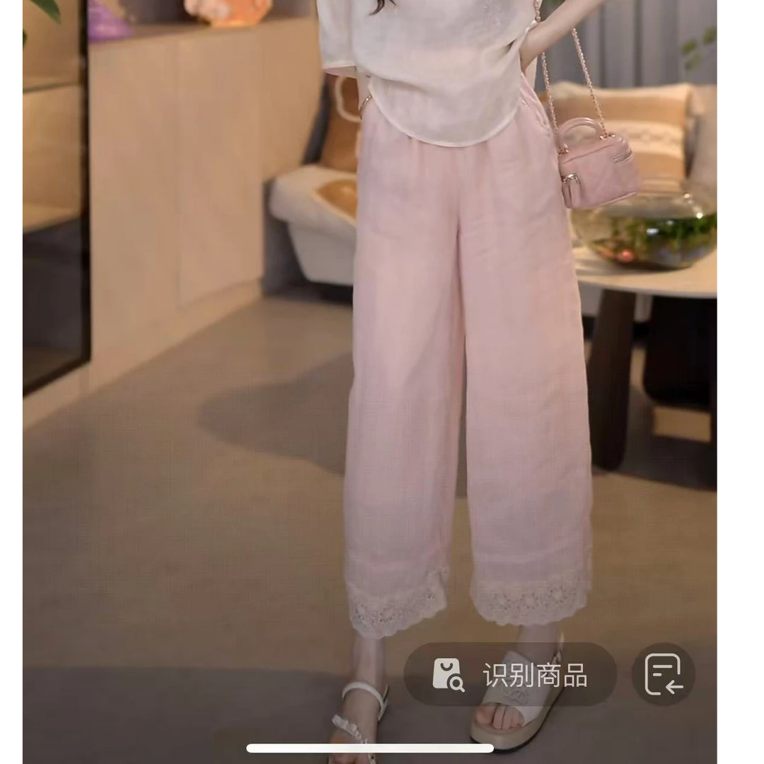 『粉色休闲Y』GYXM时尚气质百搭休闲裤30275