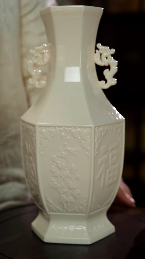 摆件陶用****3陈明良白瓷作品
