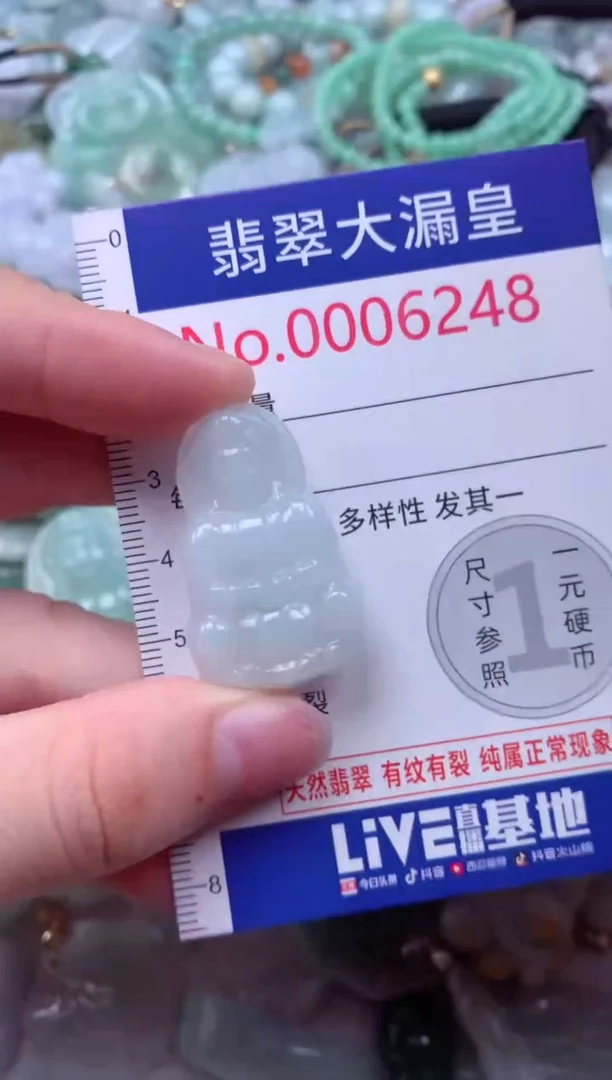 吊坠(不含链)未镶嵌翡翠6248