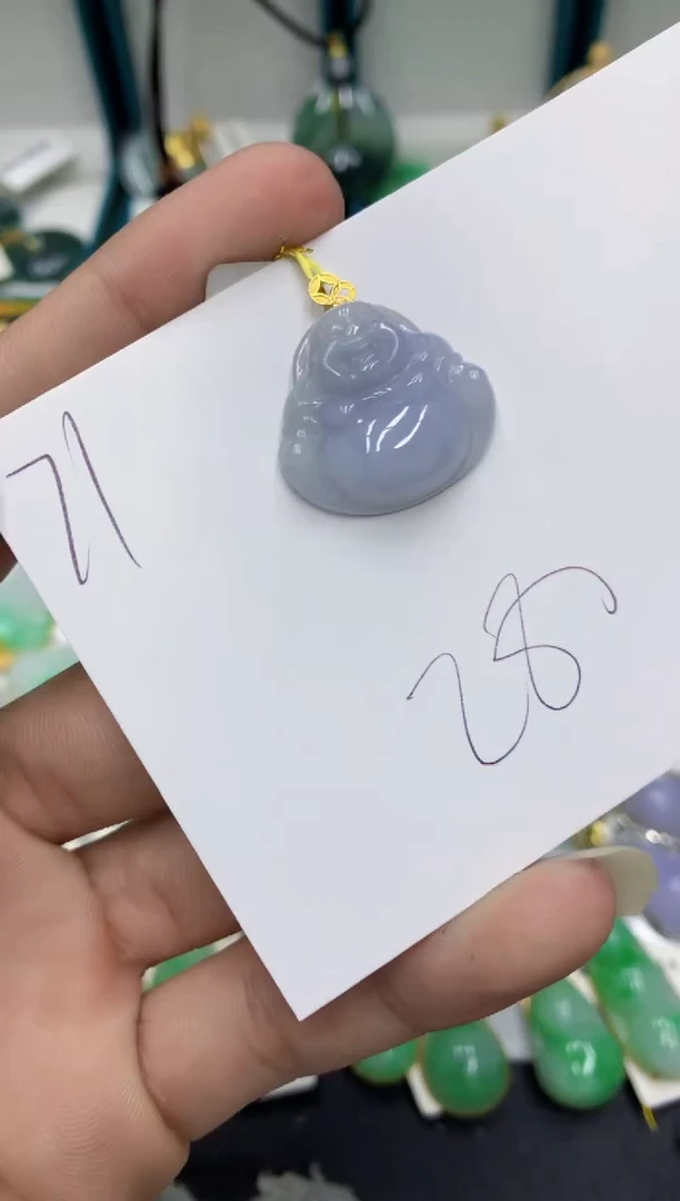 【闪购商品】翡翠颈饰18K金镶嵌翡翠