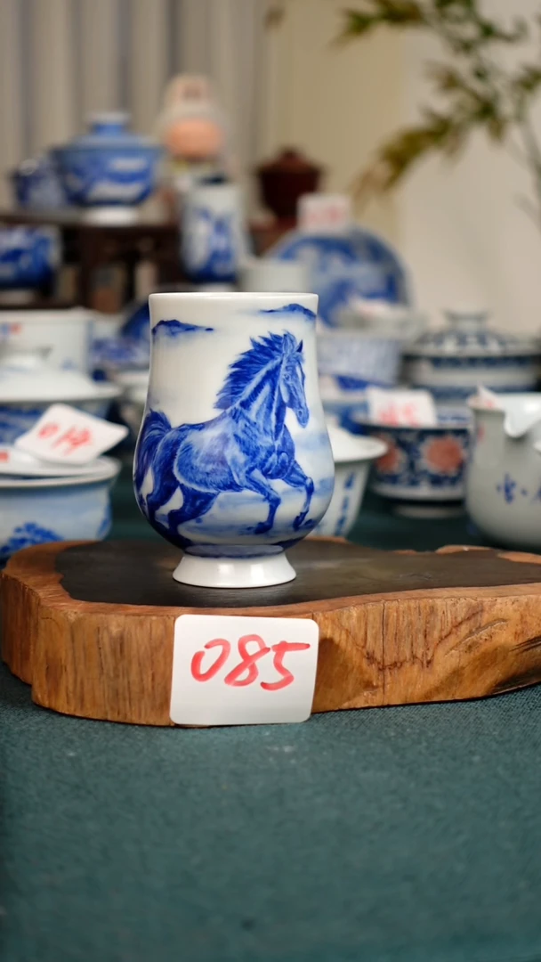 杯085全手工手绘茶器