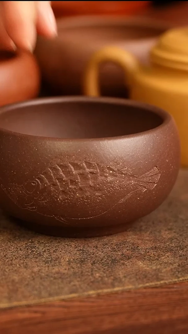 茶杯紫砂美***草111111111111111111