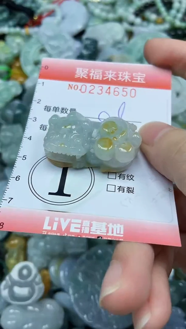 未镶嵌挂件翡翠闪购0234650