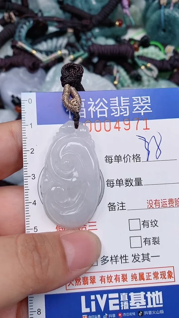 翡翠未镶嵌颈饰...0004971