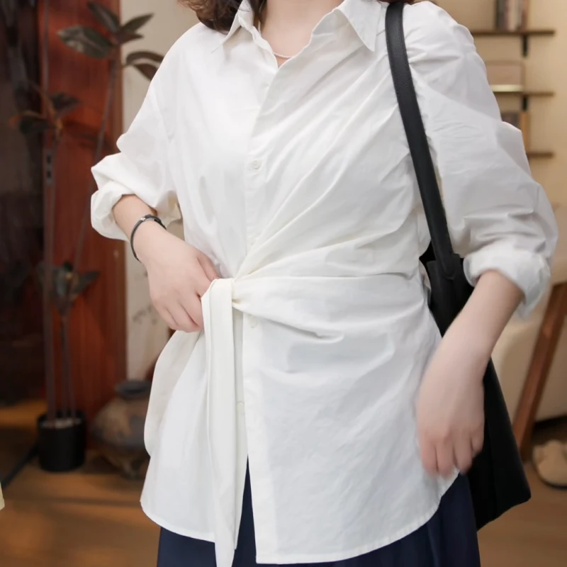 2025春季新款设计感百搭气质韩版长袖衬衫LK2501316