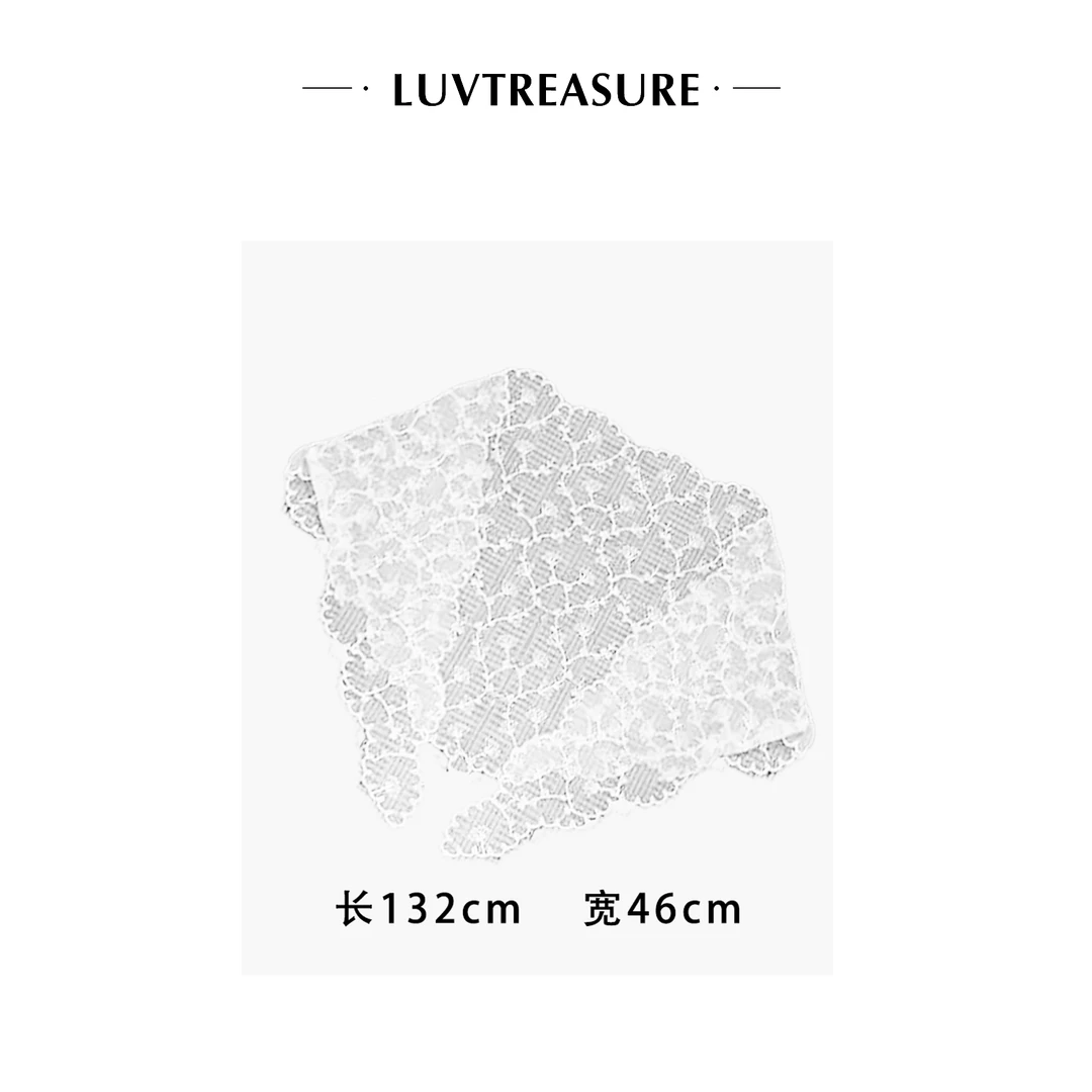 LTS法式蕾丝搭配丝巾1905