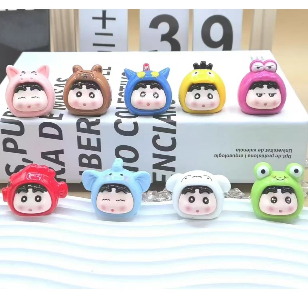 【双许愿+对对碰+九宫格】新款变装小新可爱创意diy摆件