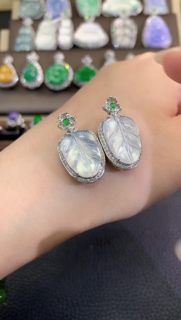 翡翠18K金镶嵌吊坠(不含链)C42多样性一件发货