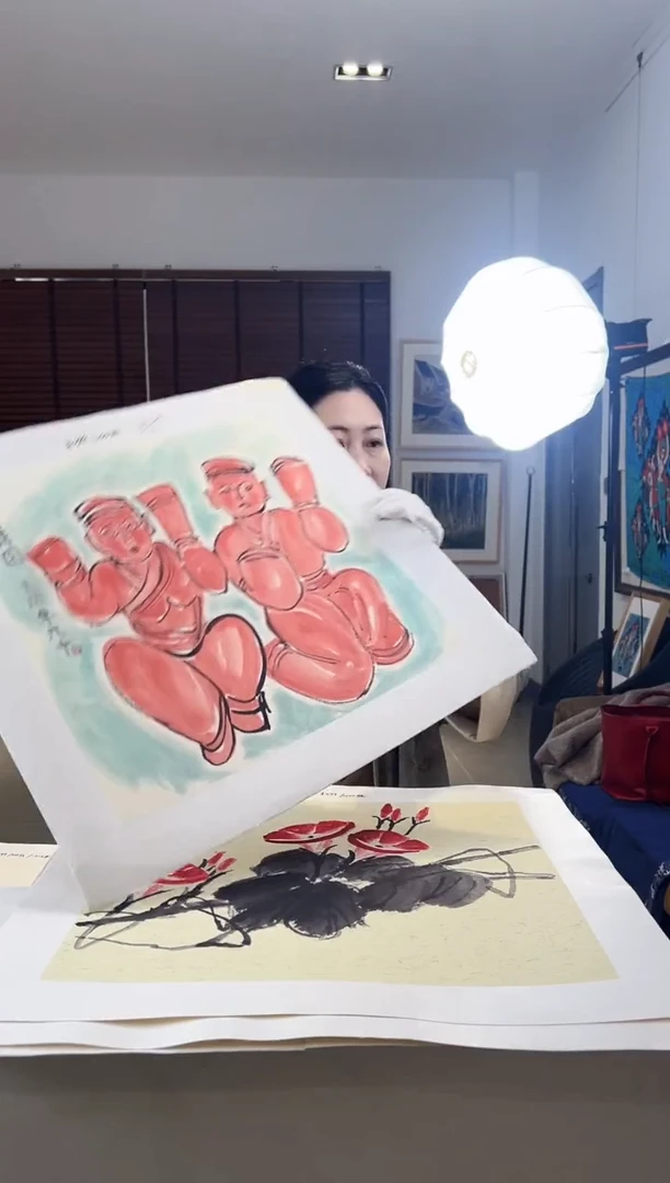 【闪购商品】版画限量亲签盖章版画S