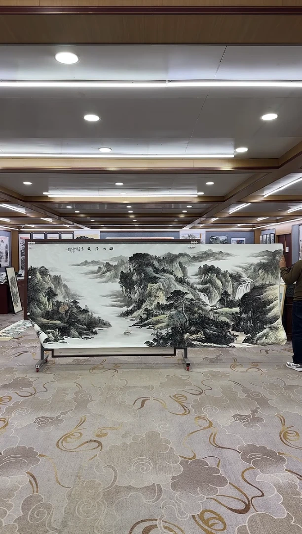 【闪购商品】绘画1邵明义-大丈二-山水国画