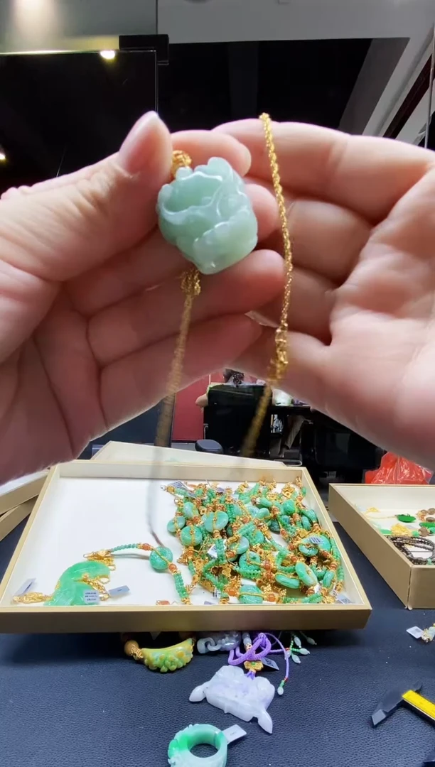 颈饰未镶嵌翡翠翡翠吊坠