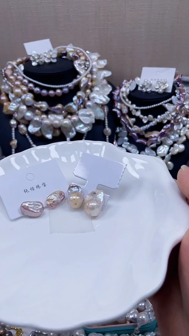 未镶嵌套装淡水珍珠【纯恬饰品】