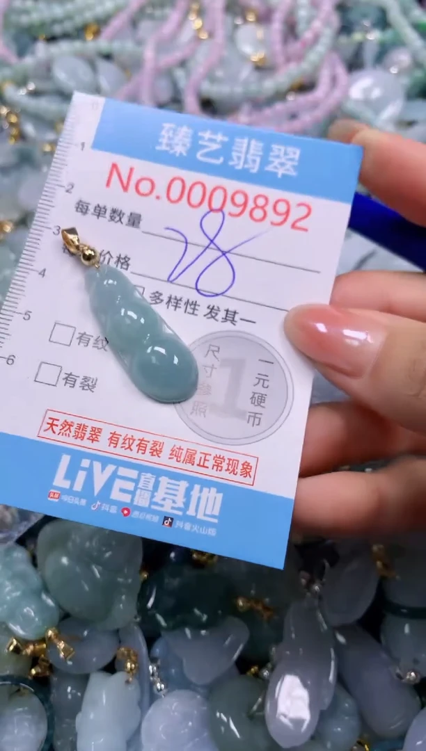 颈饰未镶嵌翡翠9892
